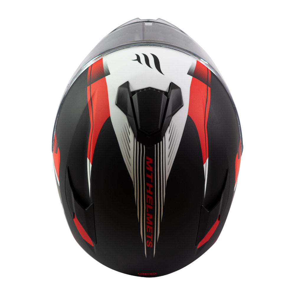 Casco de Moto MT Helmets Targo IVY D5 Rojo Mate