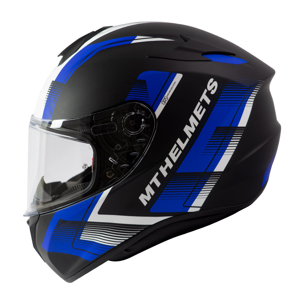 Casco de Moto MT Helmets Targo IVY D7 Azul Mate