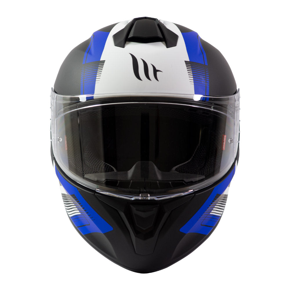 Casco de Moto MT Helmets Targo IVY D7 Azul Mate
