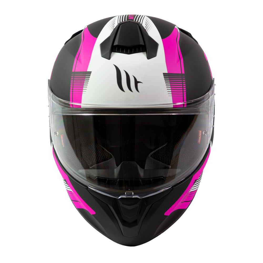 Casco de Moto MT Helmets Targo IVY D8 Rosa Mate