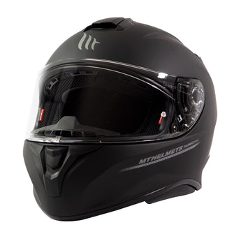 Casco de Moto MT Helmets Targo Solid A1 Negro Mate – Bikesport Chile