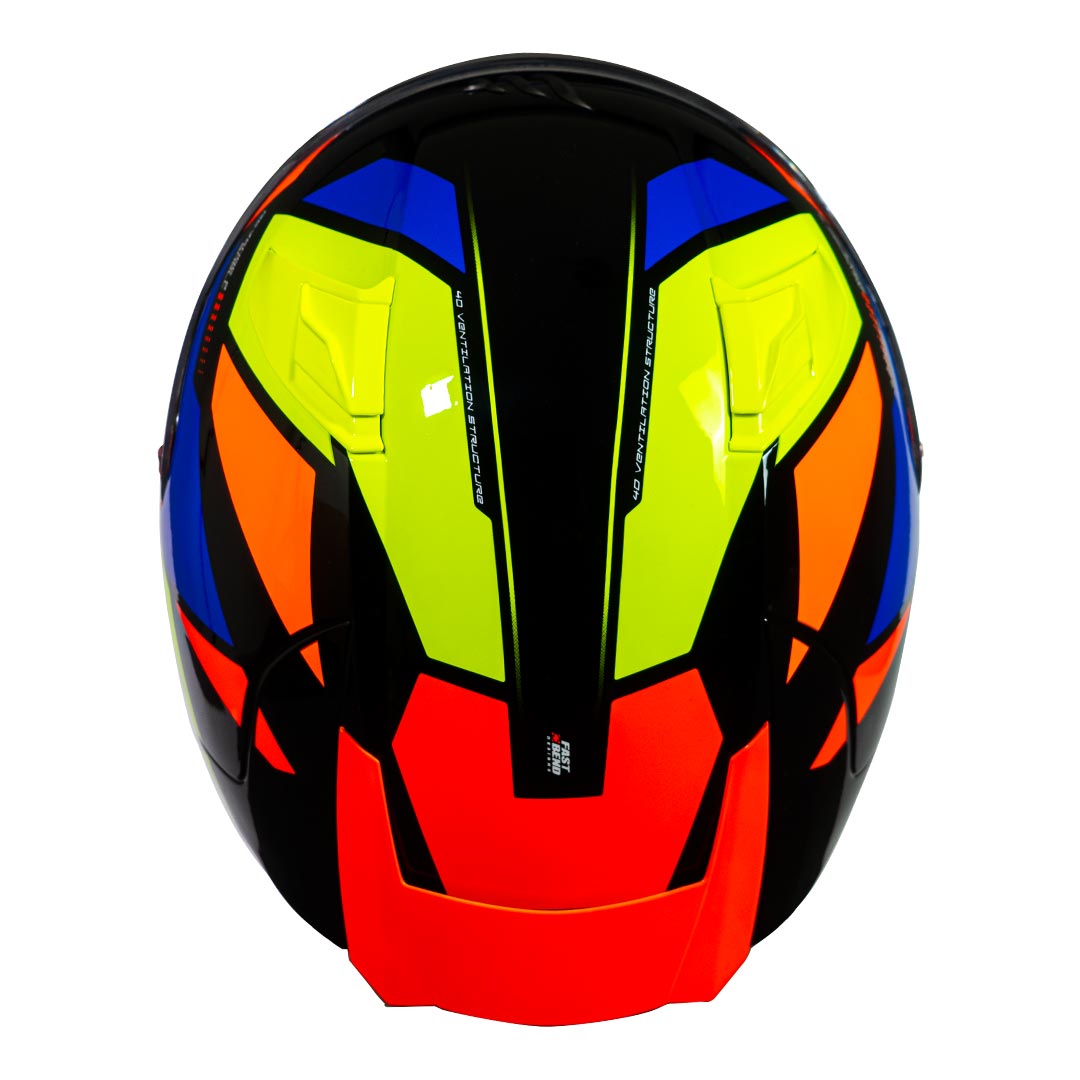 Casco de Moto MT Helmets - Revenge 2 Scalpel C3 Amarillo Fluor