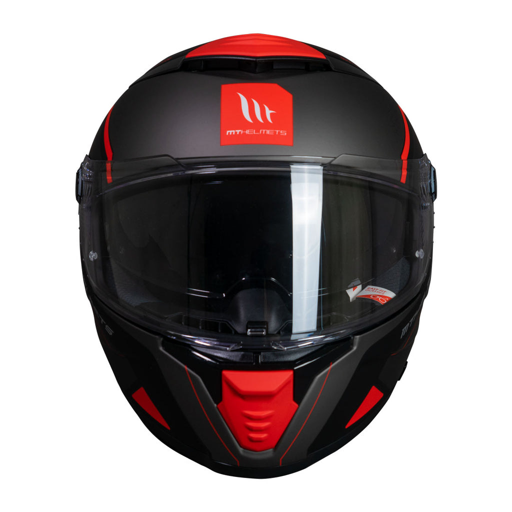 Casco MT Helmets Thunder 4 SV Jerk B5 Rojo Mate + Pinlock Incluido