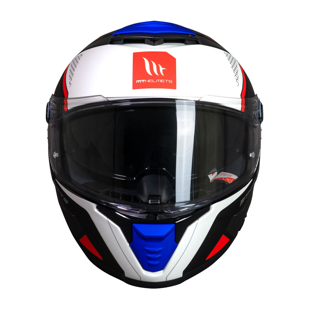Casco MT Helmets Thunder 4 SV Jerk B7 Azul Perla Mate Pinlock