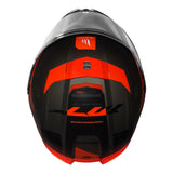 Casco para moto rojo
