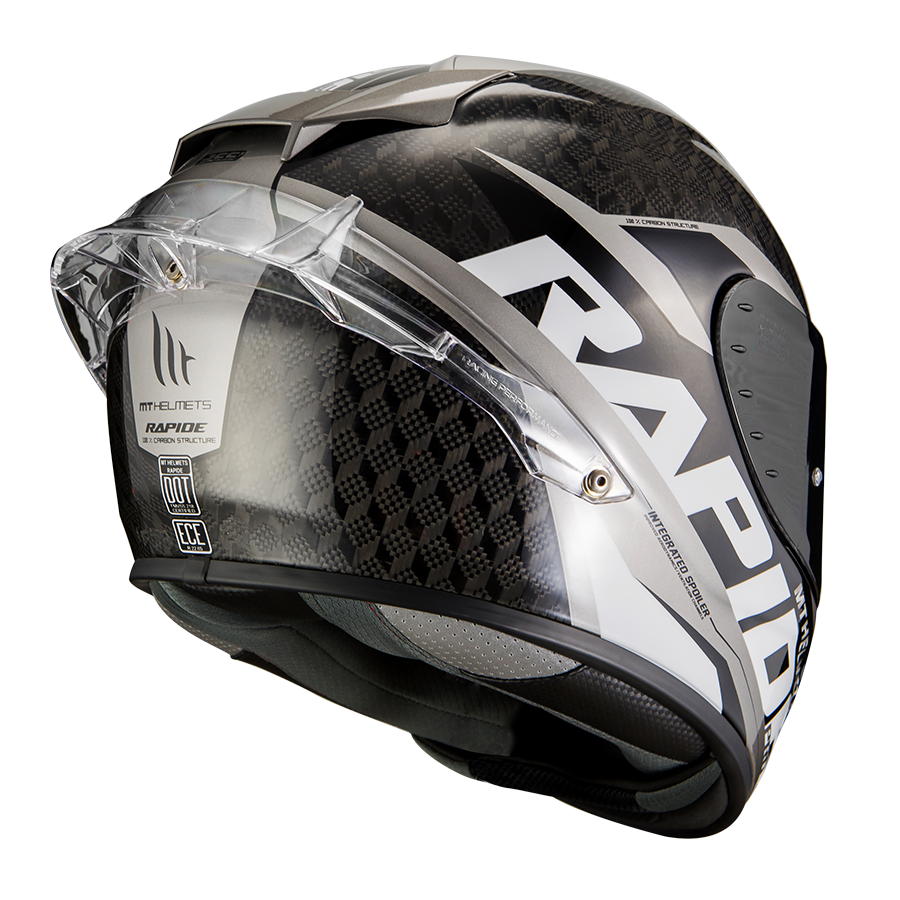 Casco de Moto MT Helmets Hummer Quo C9 Rosa Brillo + Pantalla Dark