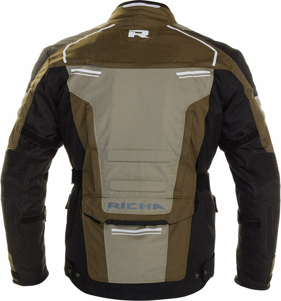 chaqueta moto richa touareg verde