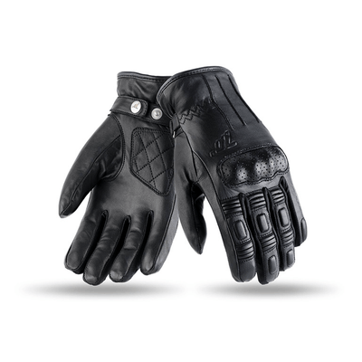 guante moto negro