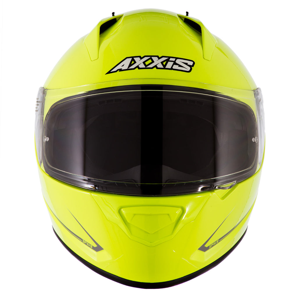 Casco de Moto Axxis Stinger "Solid" Amarillo Fluor