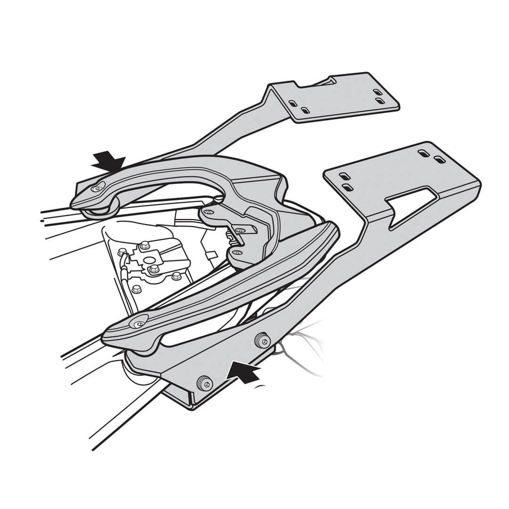 Shad Anclaje Topcase Benelli BN 302