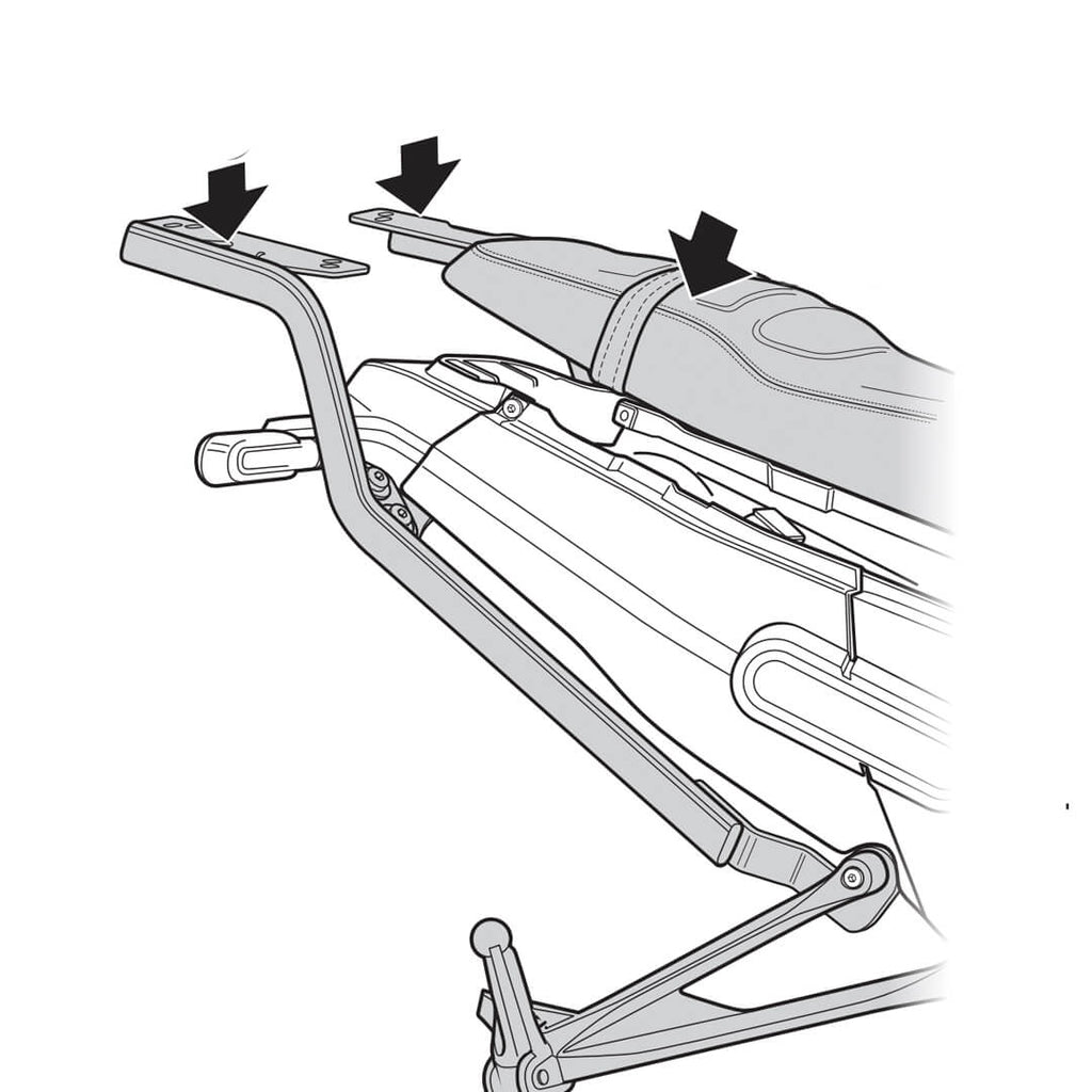 Shad Anclaje Topcase Benelli Leoncino 250