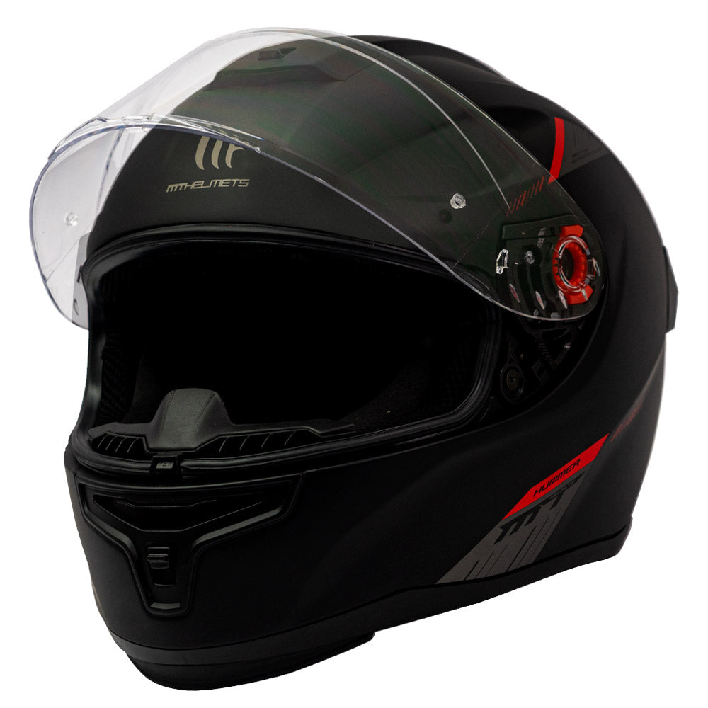 casco moto negro mate