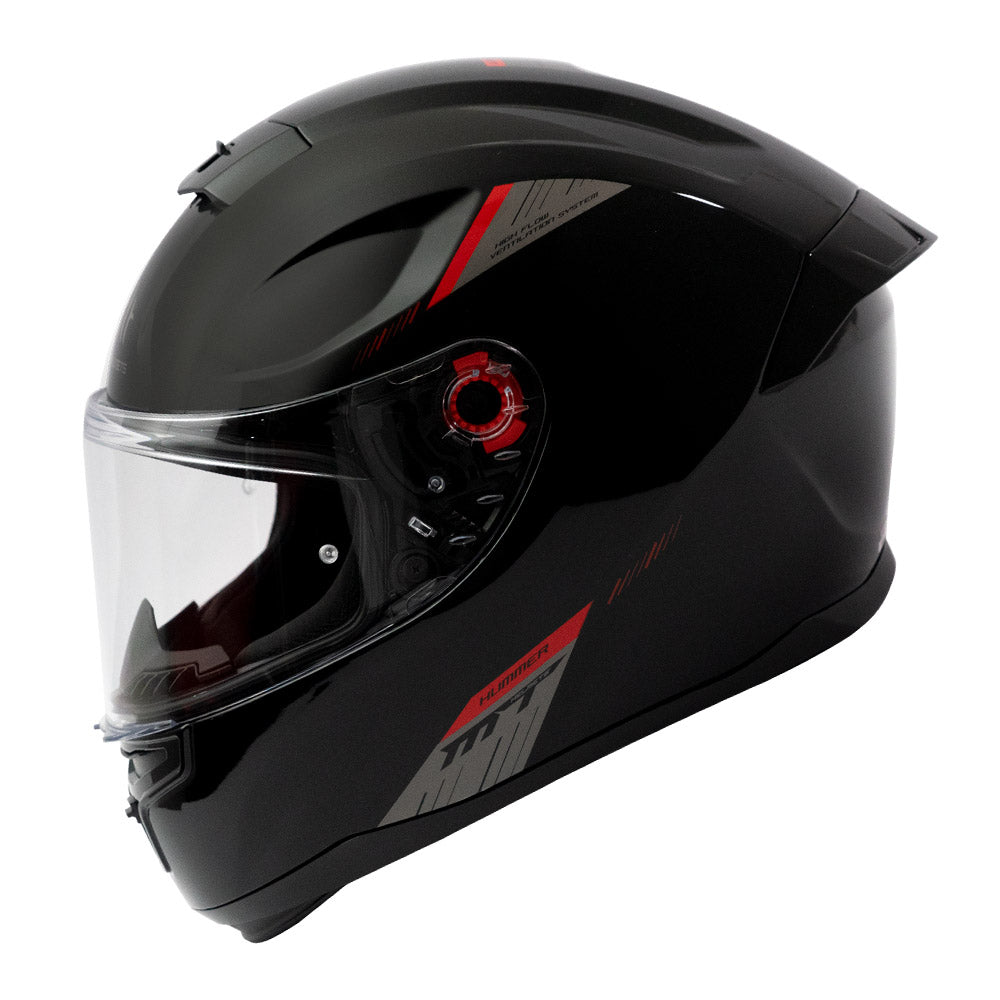 casco moto negro