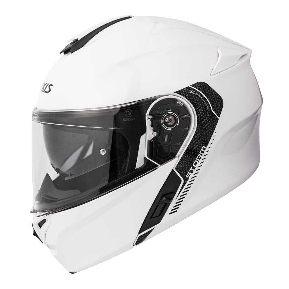 Casco moto hotsell blanco y negro