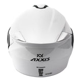casco moto axxis blanco