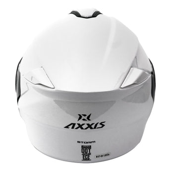 casco moto axxis blanco