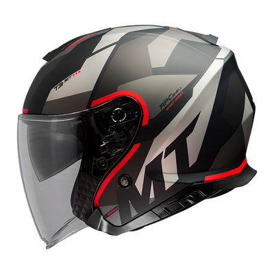 casco moto frente