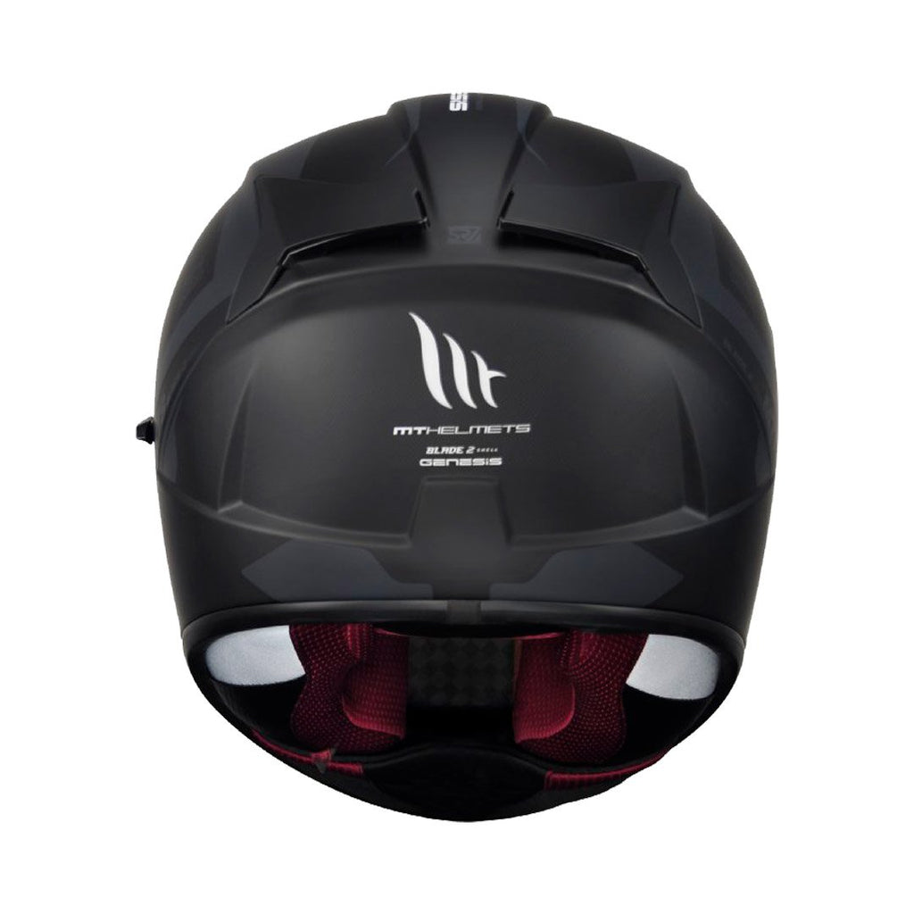 casco moto blade atrás