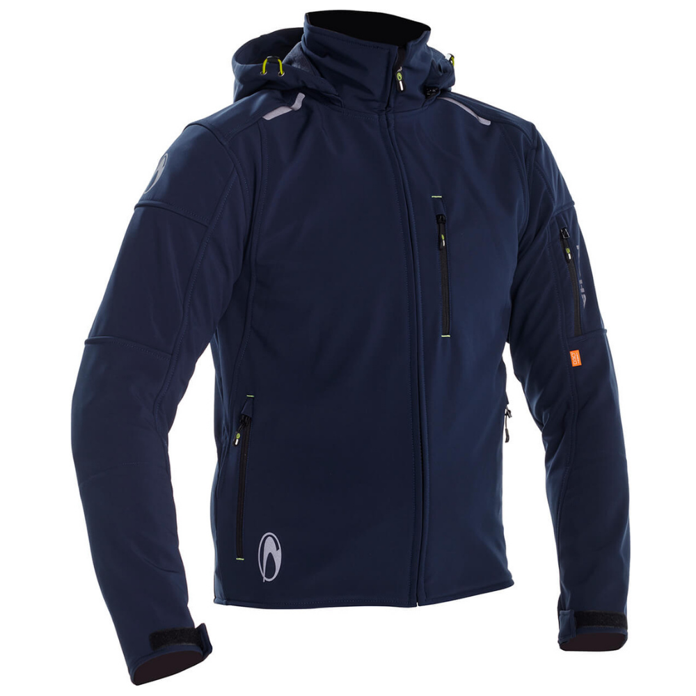 chaqueta moto hombre softshell