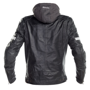 chaqueta moto cuero hombre