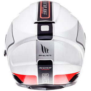 Casco Moto Jet atrás