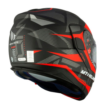 Casco Moto atrás