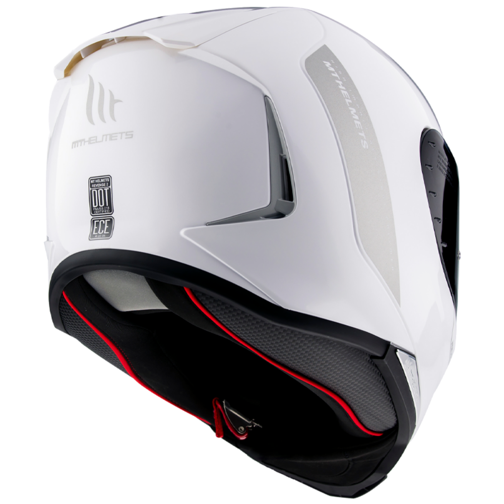 casco moto blanco MT Helmets