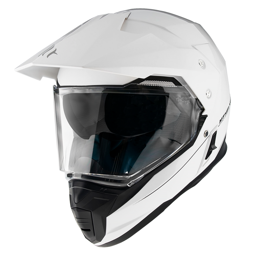 Casco moto blanco