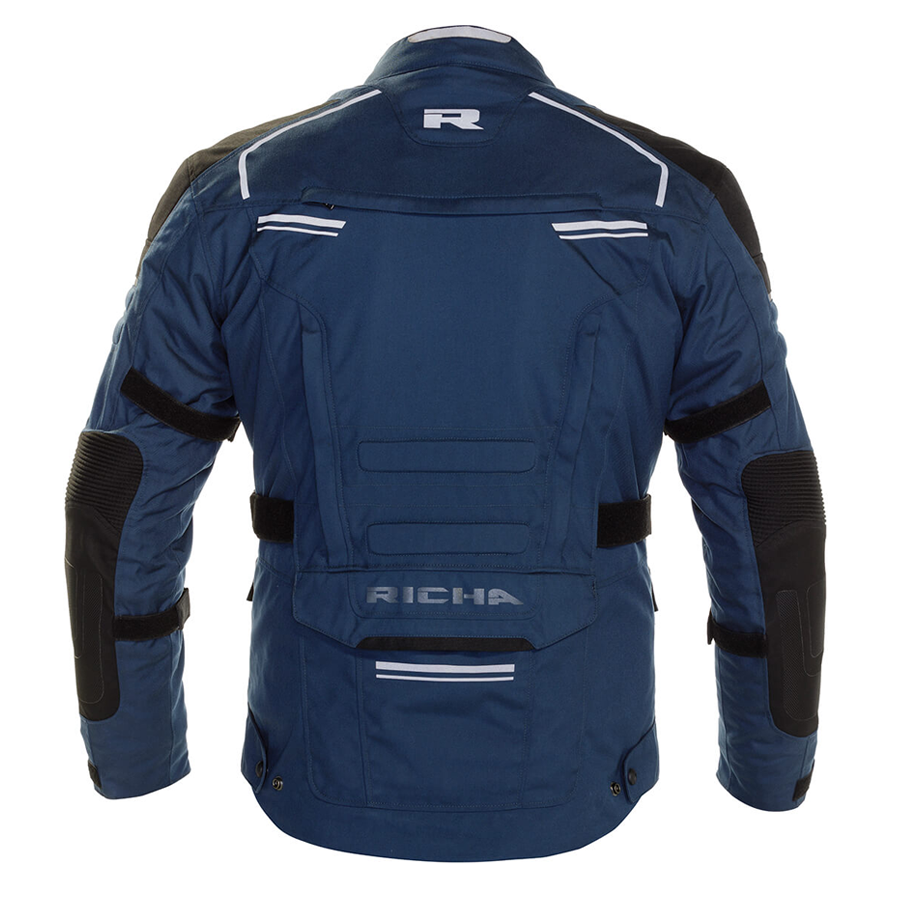 chaqueta moto navy